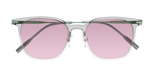 Front of Oonk in Gradient Light Gray/Clear
