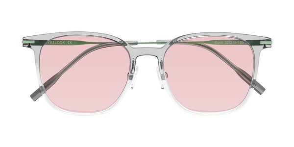 Front of Oonk in Gradient Light Gray/Clear