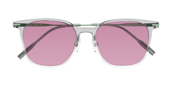 Front of Oonk in Gradient Light Gray/Clear