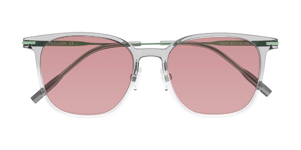 Front of Oonk in Gradient Light Gray/Clear