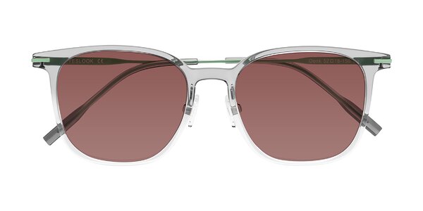 Front of Oonk in Gradient Light Gray/Clear