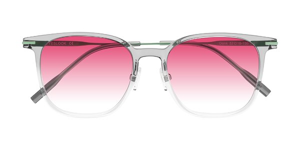 Front of Oonk in Gradient Light Gray/Clear