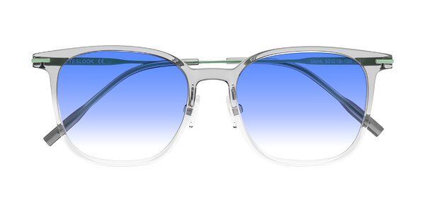Front of Oonk in Gradient Light Gray/Clear