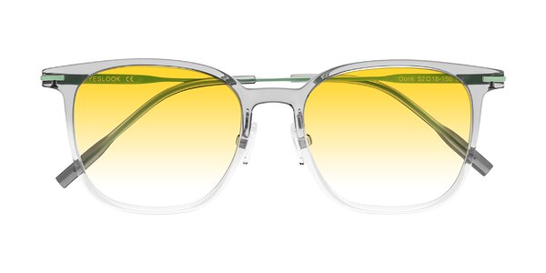 Front of Oonk in Gradient Light Gray/Clear