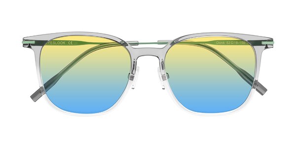 Front of Oonk in Gradient Light Gray/Clear