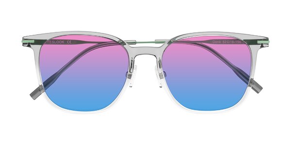 Front of Oonk in Gradient Light Gray/Clear