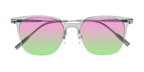 Front of Oonk in Gradient Light Gray/Clear