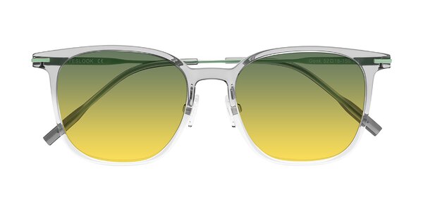 Front of Oonk in Gradient Light Gray/Clear