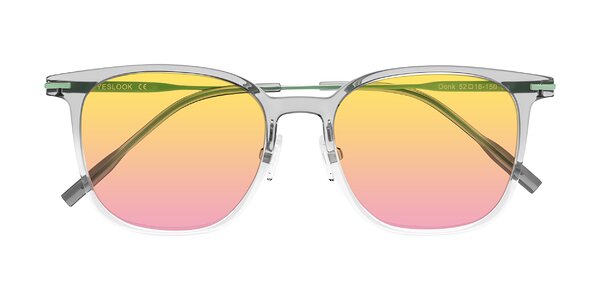 Front of Oonk in Gradient Light Gray/Clear