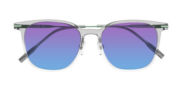 Front of Oonk in Gradient Light Gray/Clear
