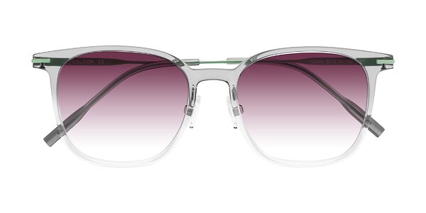 Front of Oonk in Gradient Light Gray/Clear