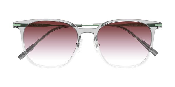 Front of Oonk in Gradient Light Gray/Clear