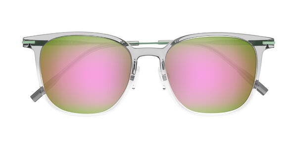 Front of Oonk in Gradient Light Gray/Clear