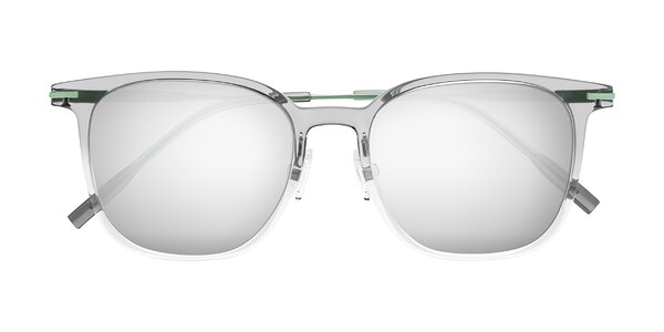 Front of Oonk in Gradient Light Gray/Clear