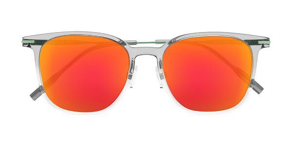 Front of Oonk in Gradient Light Gray/Clear