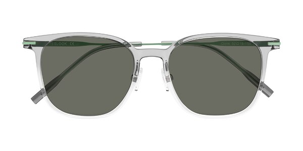 Front of Oonk in Gradient Light Gray/Clear