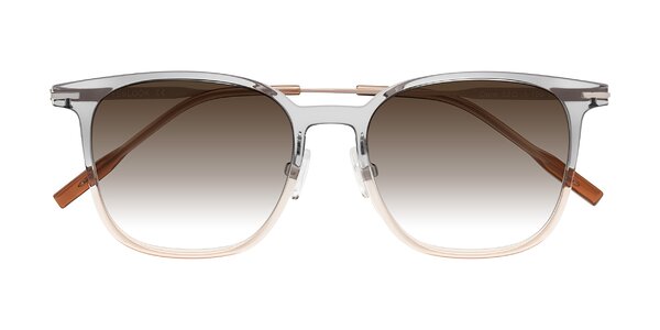 Front of Oonk in Gradient Light Gray/Brown