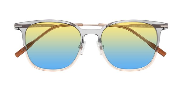 Front of Oonk in Gradient Light Gray/Brown