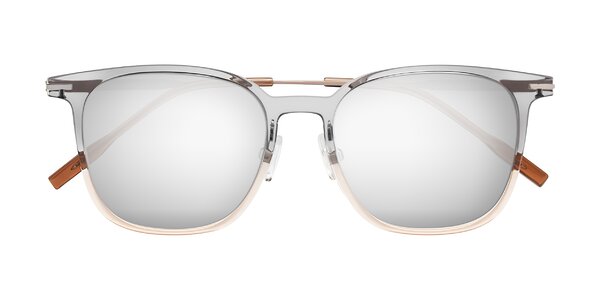 Front of Oonk in Gradient Light Gray/Brown
