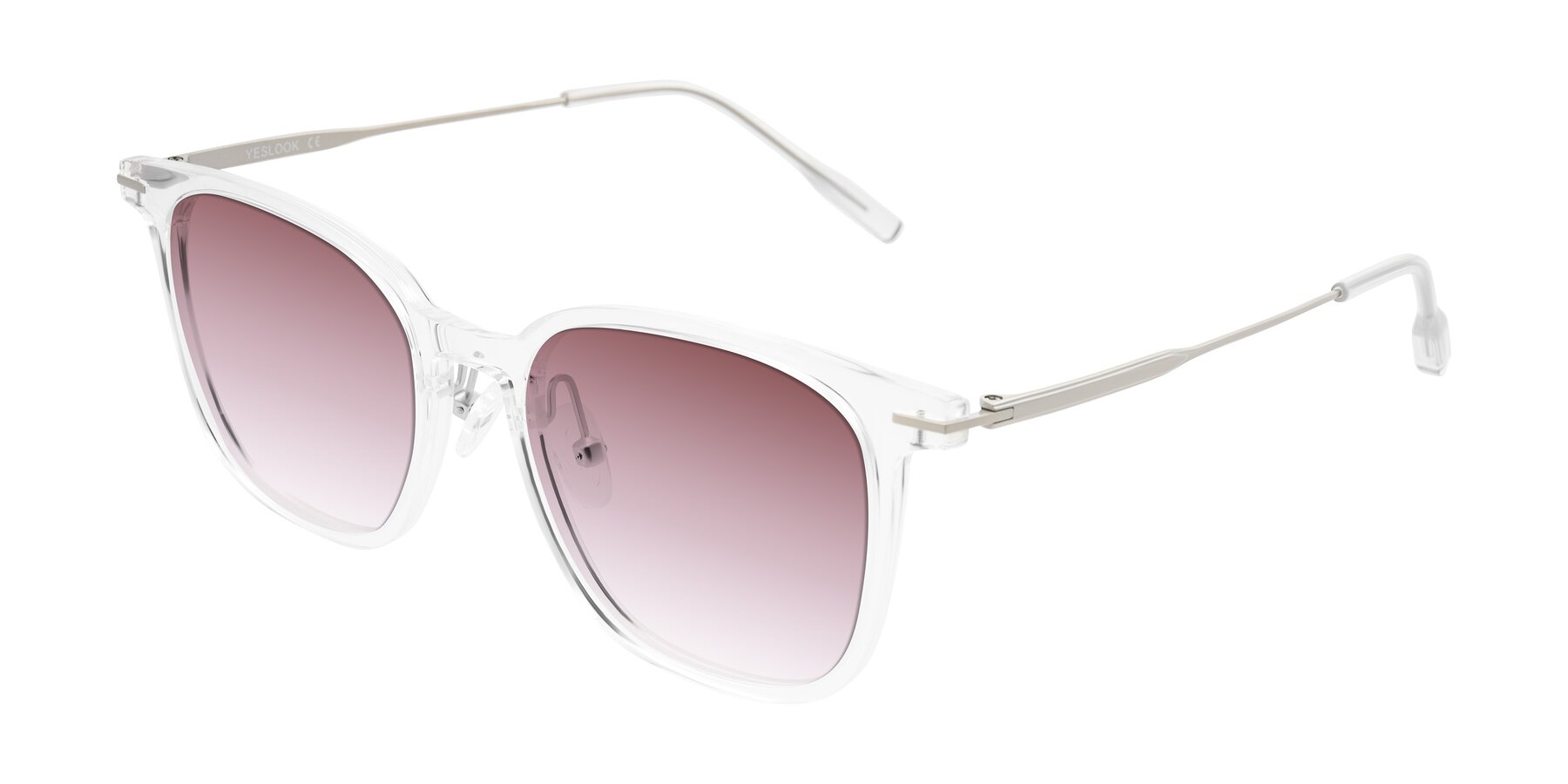 Angle of Oonk in Clear with Garnet Gradient Lenses