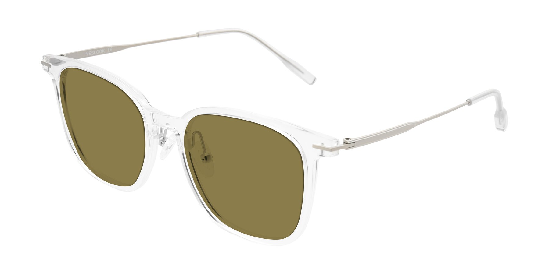 Angle of Oonk in Clear with Brown Polarized Lenses