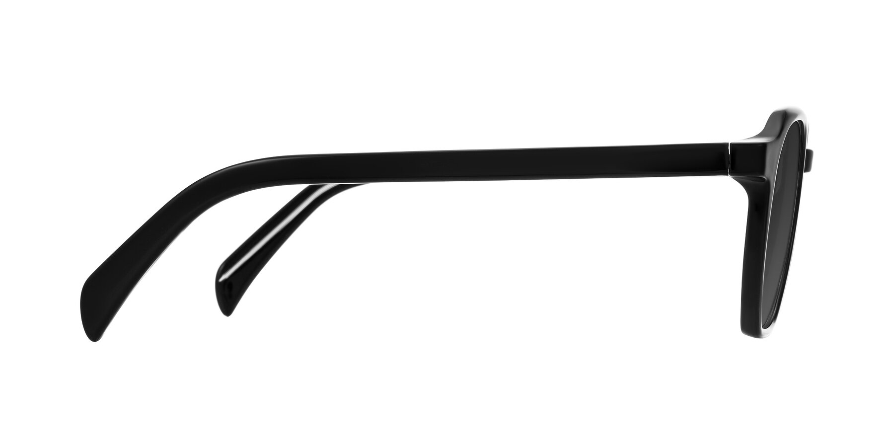 Side of McKown in Black with Gray Tinted Lenses
