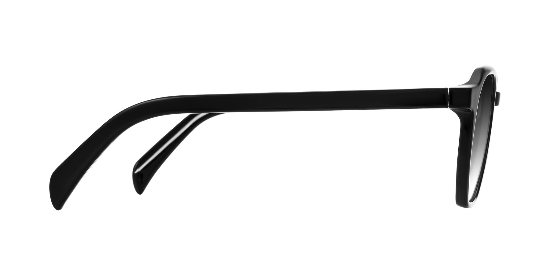 Side of McKown in Black with Gray Gradient Lenses