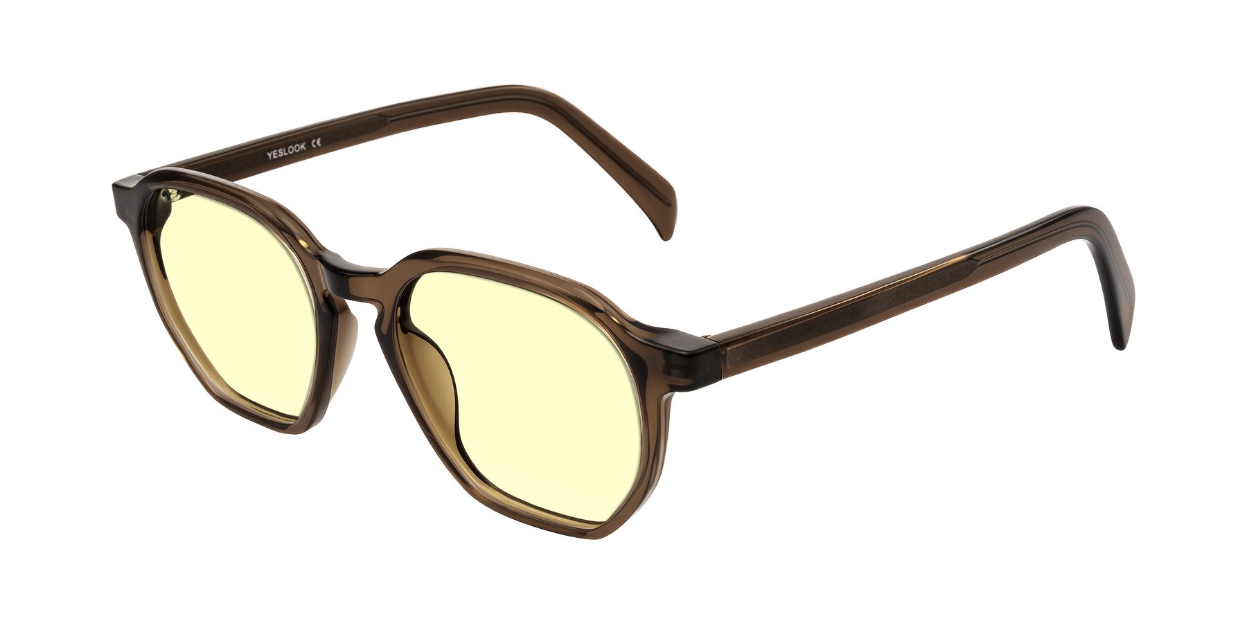 Angle of McKown in Brown with Light Yellow Tinted Lenses