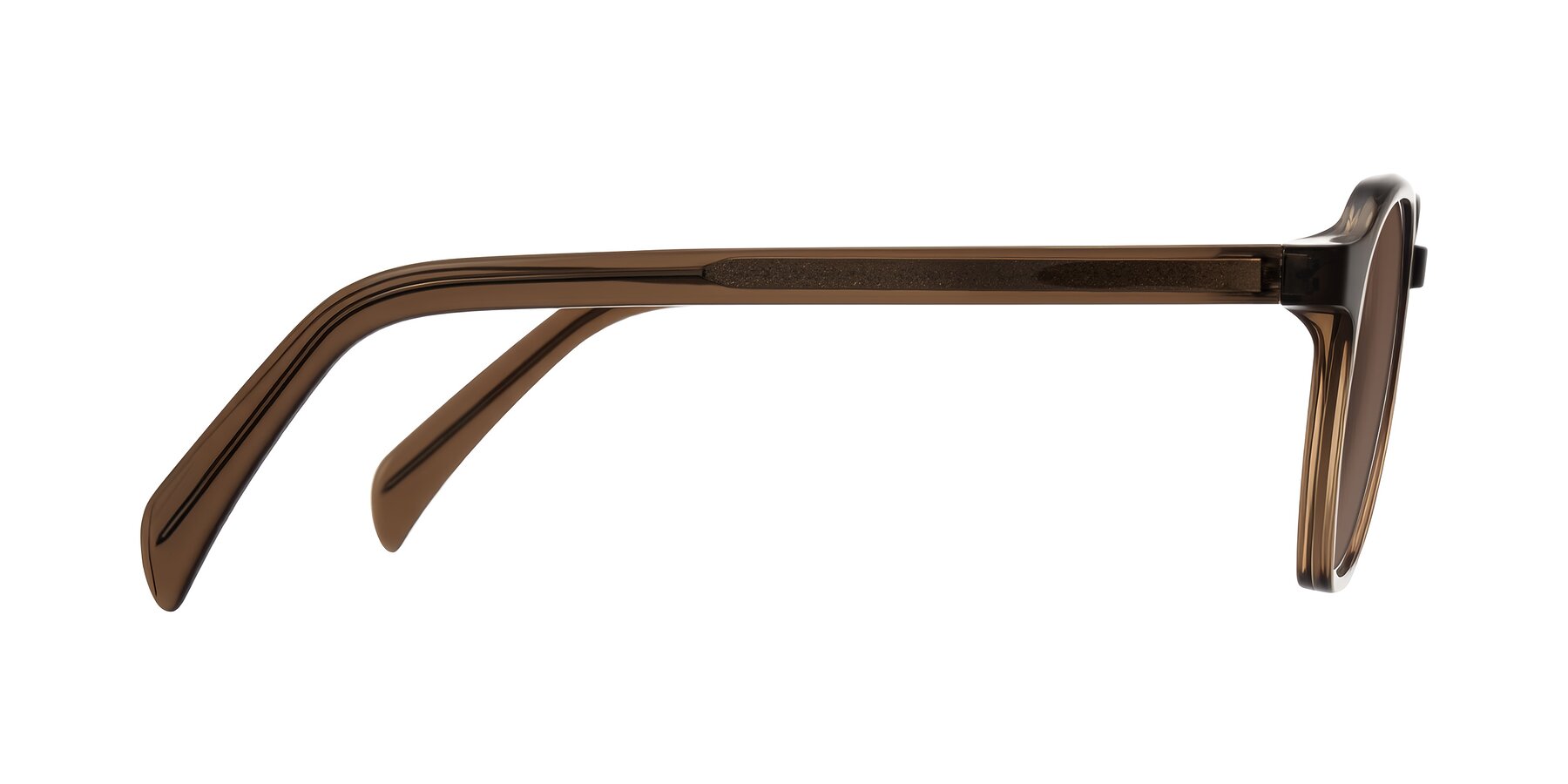 Side of McKown in Brown with Brown Tinted Lenses