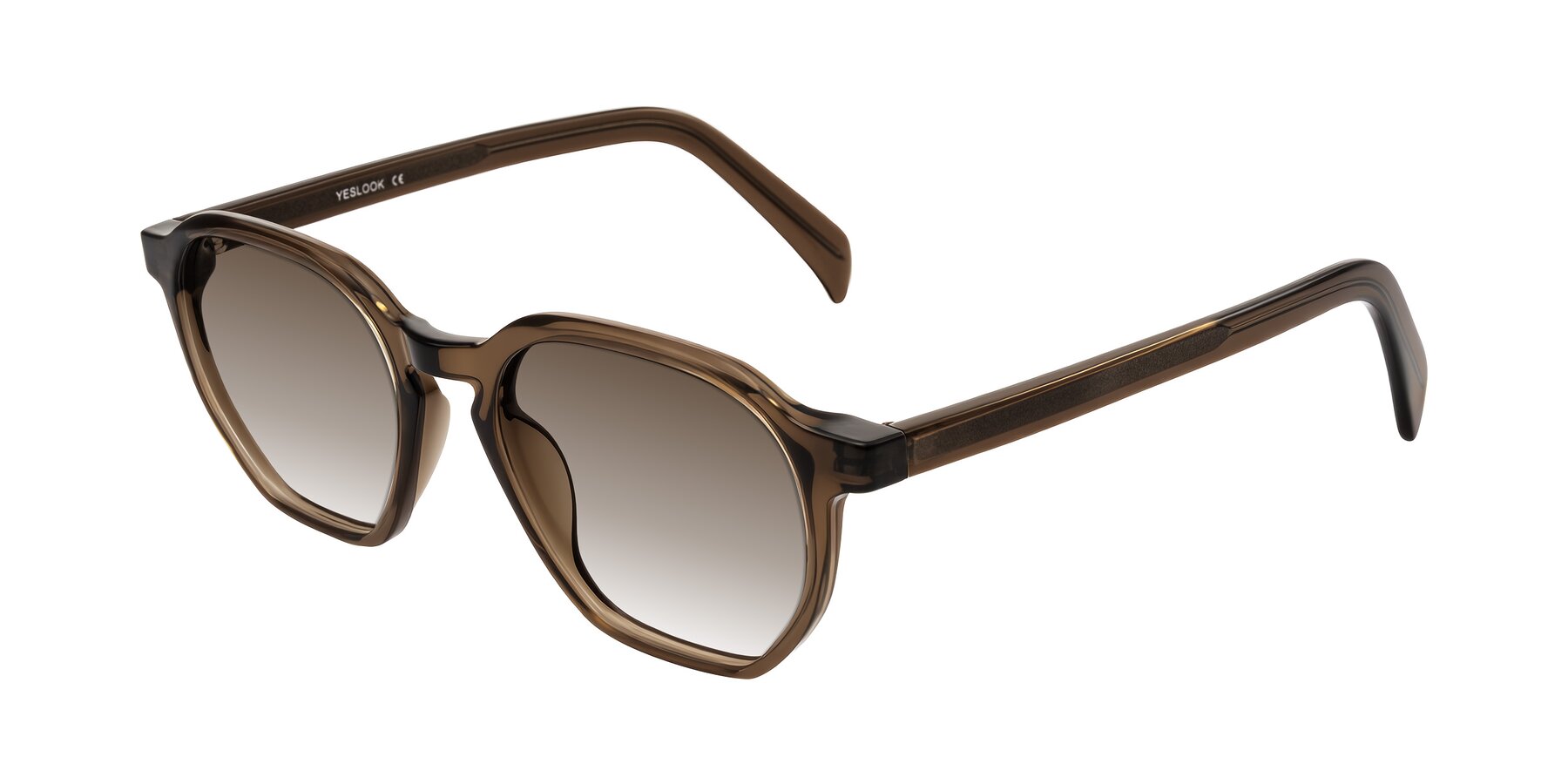 Angle of McKown in Brown with Brown Gradient Lenses