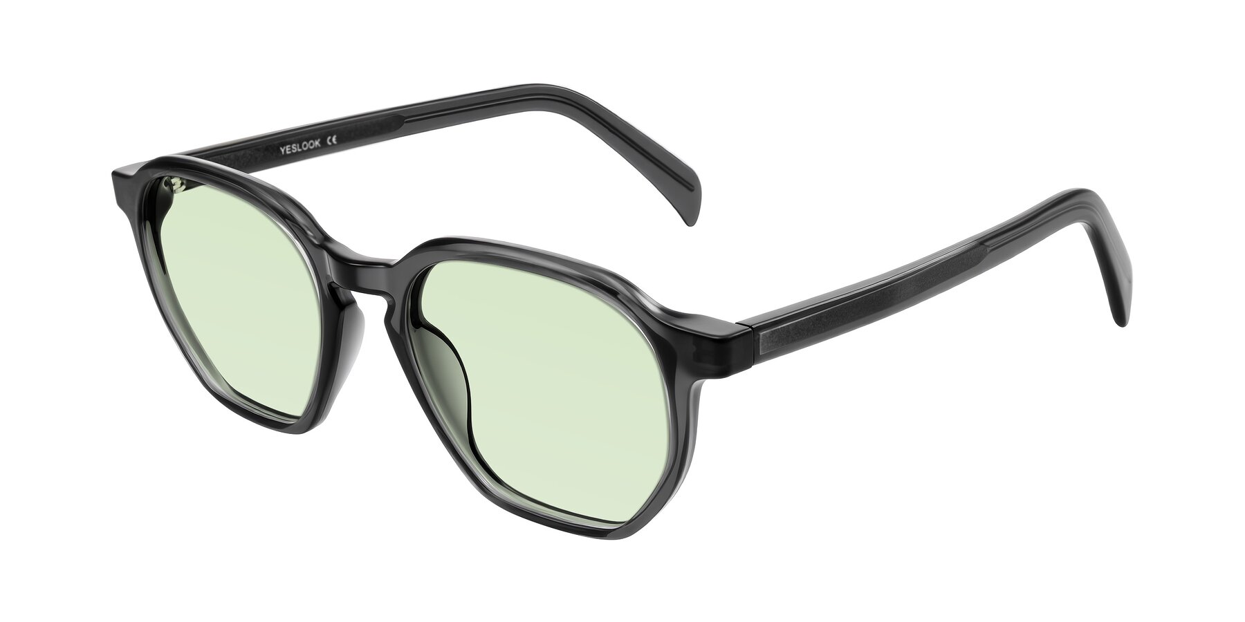 Angle of McKown in Gray with Light Green Tinted Lenses