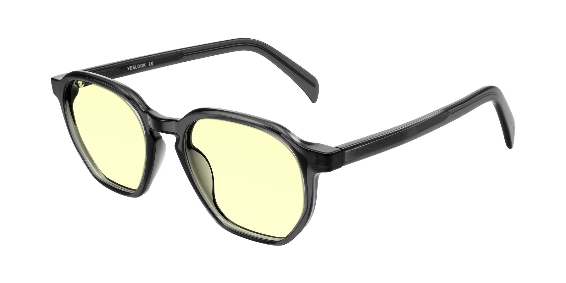 Angle of McKown in Gray with Light Yellow Tinted Lenses