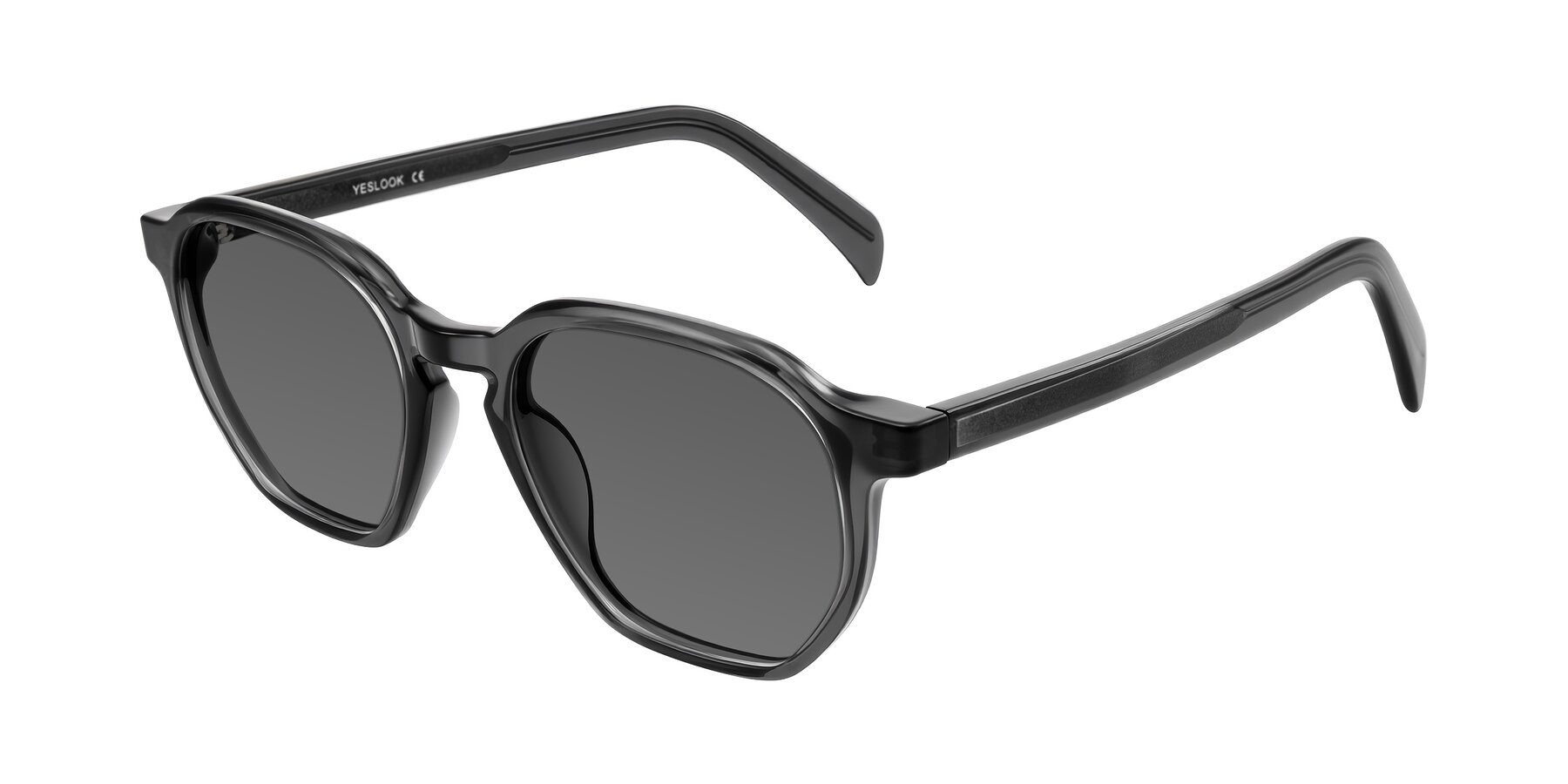 Angle of McKown in Gray with Medium Gray Tinted Lenses