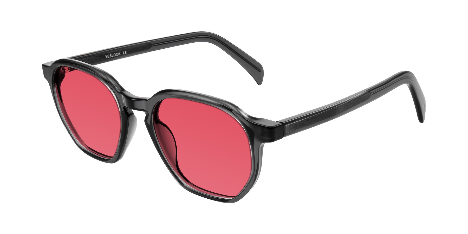 Angle of McKown in Gray with Red Tinted Lenses