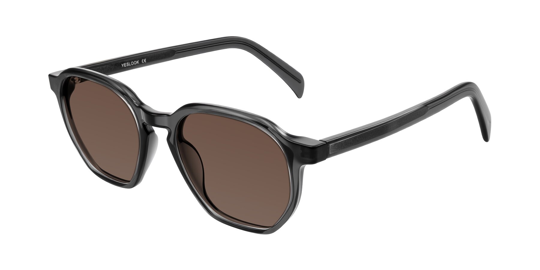 Angle of McKown in Gray with Brown Tinted Lenses