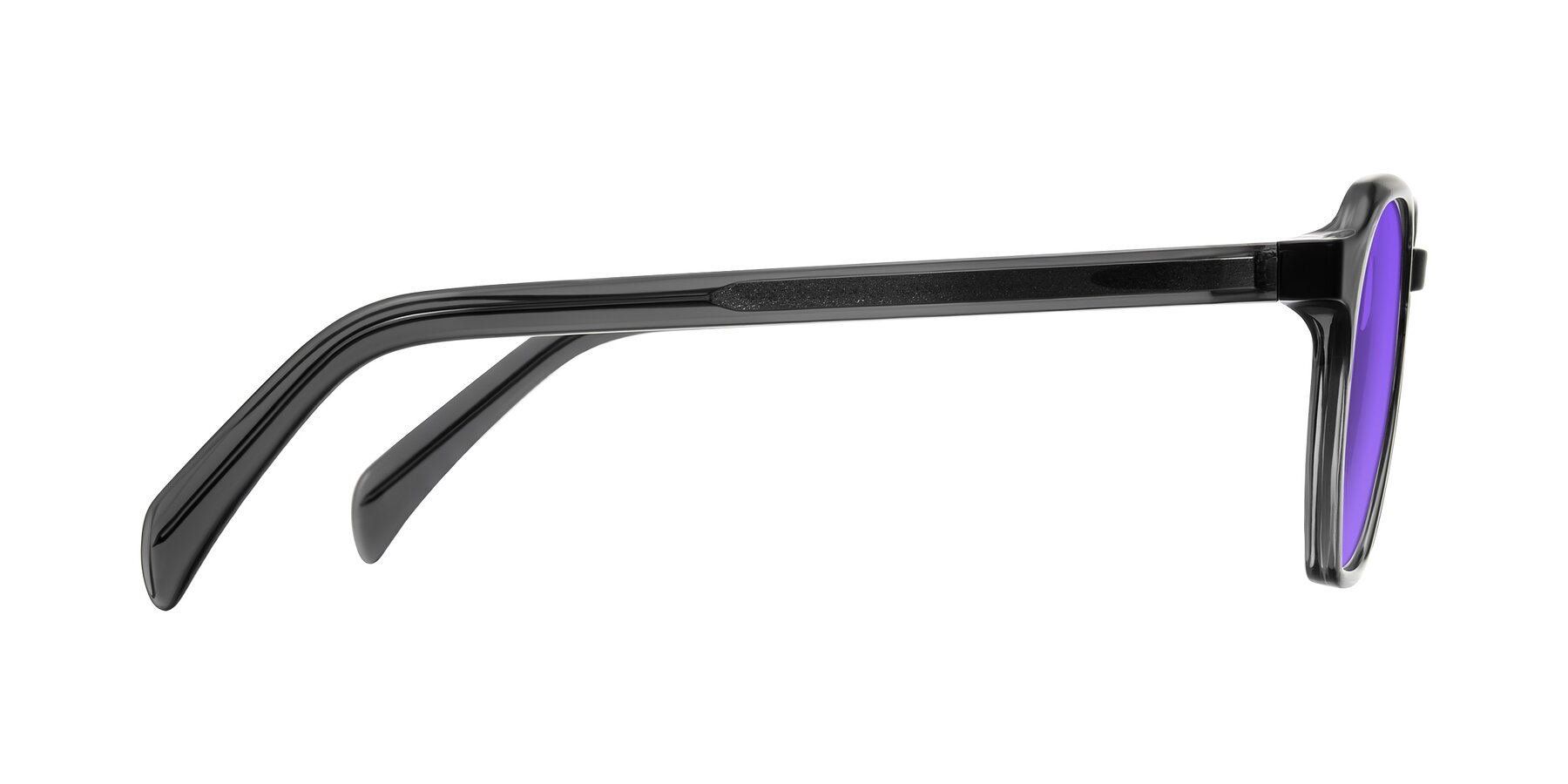 Side of McKown in Gray with Purple Tinted Lenses