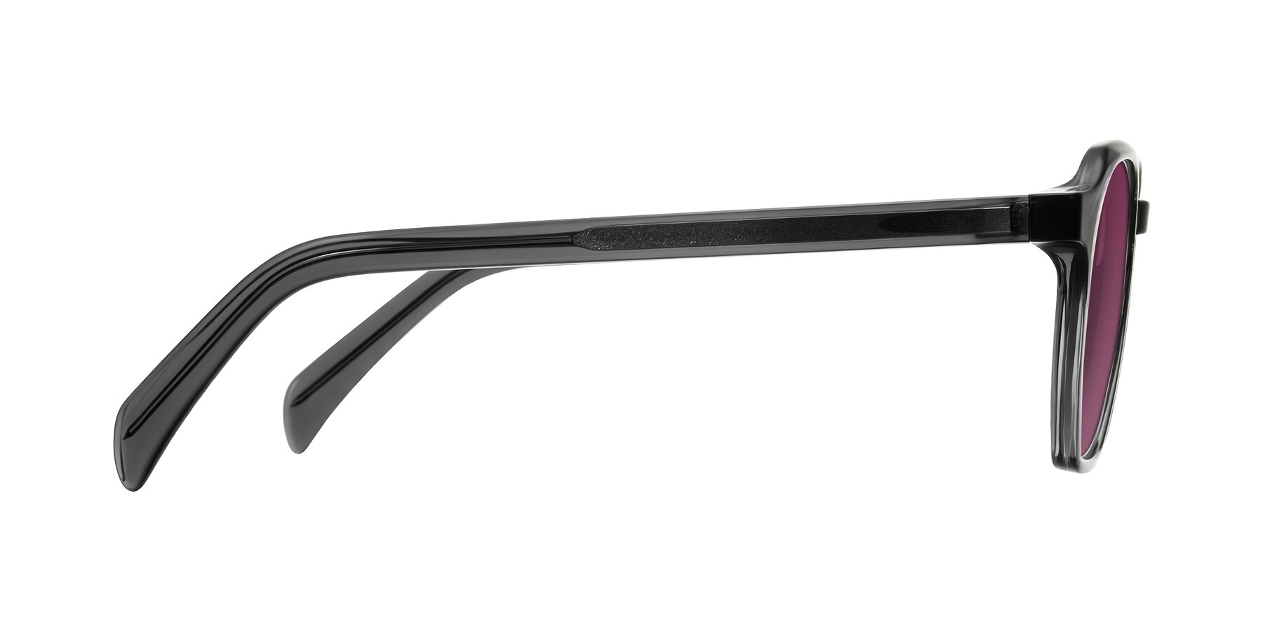 Side of McKown in Gray with Wine Tinted Lenses