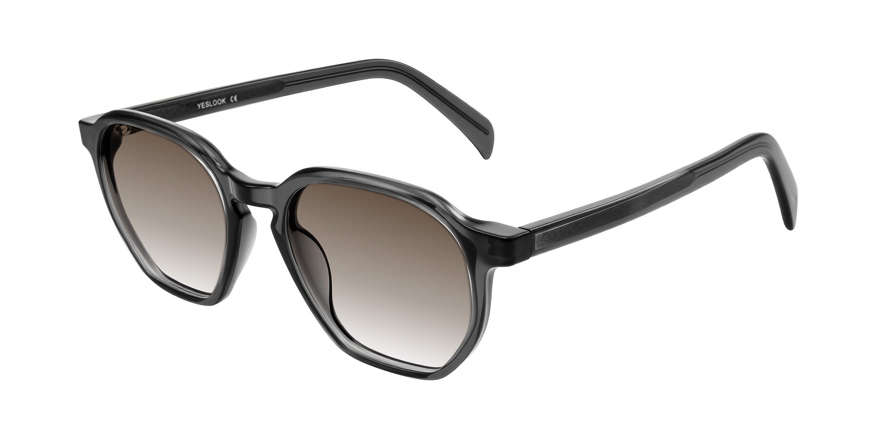 Angle of McKown in Gray with Brown Gradient Lenses