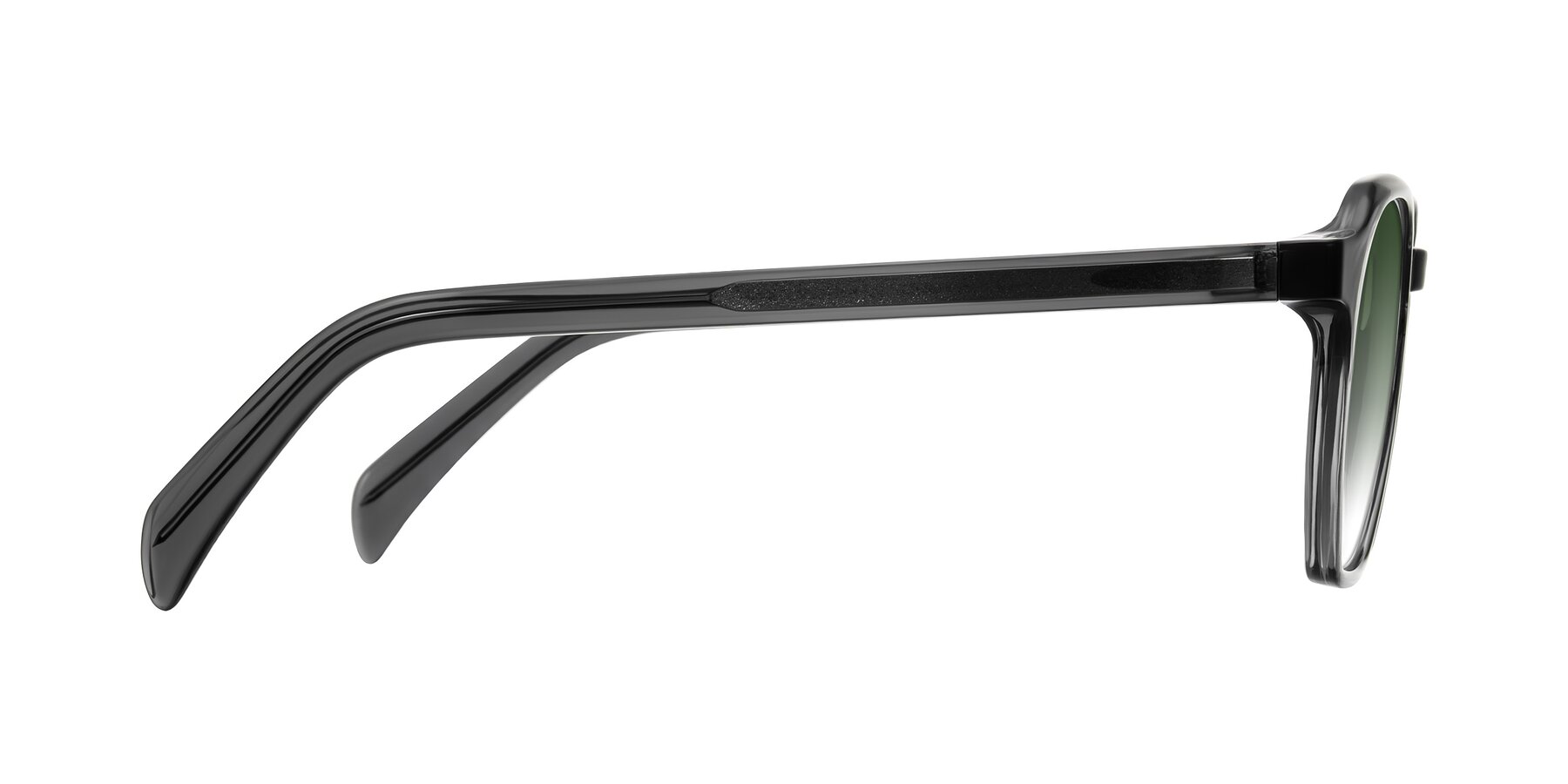 Side of McKown in Gray with Green Gradient Lenses
