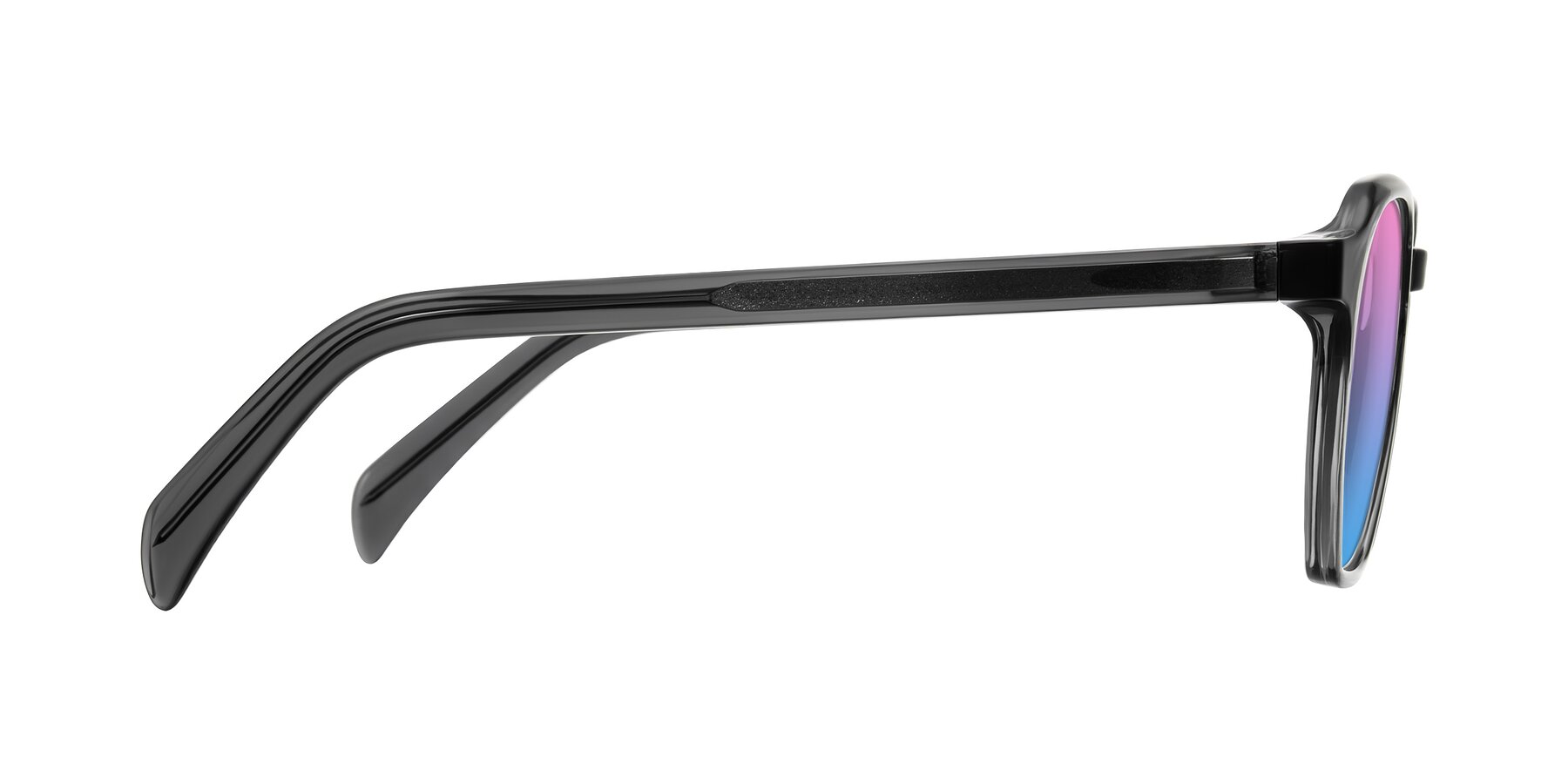 Side of McKown in Gray with Pink / Blue Gradient Lenses