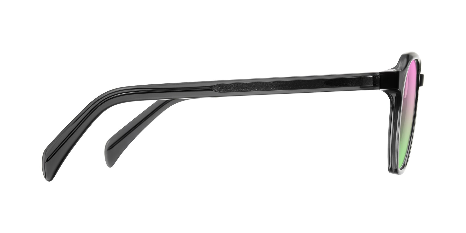 Side of McKown in Gray with Pink / Green Gradient Lenses