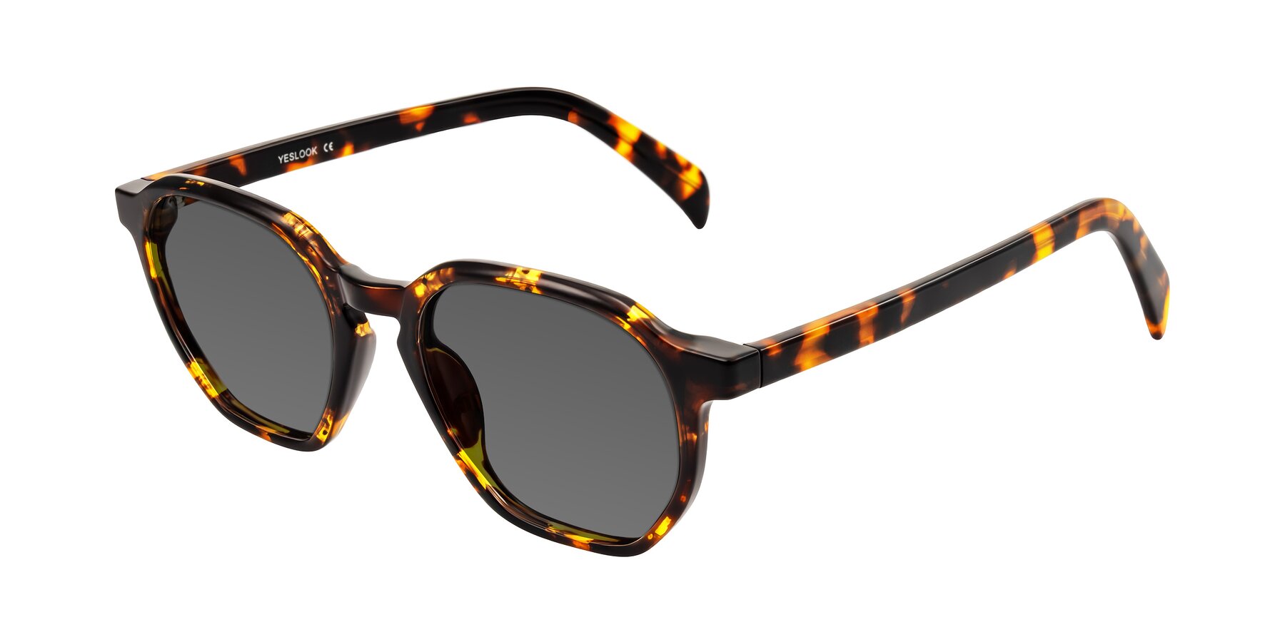 Angle of McKown in Tortise with Medium Gray Tinted Lenses
