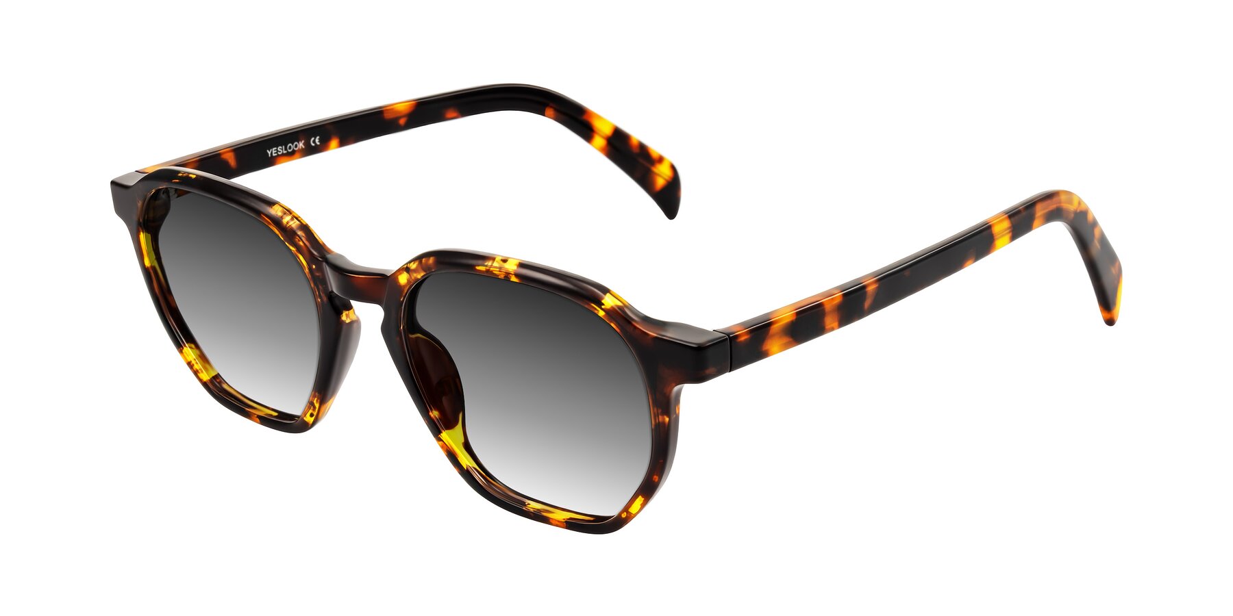 Angle of McKown in Tortise with Gray Gradient Lenses