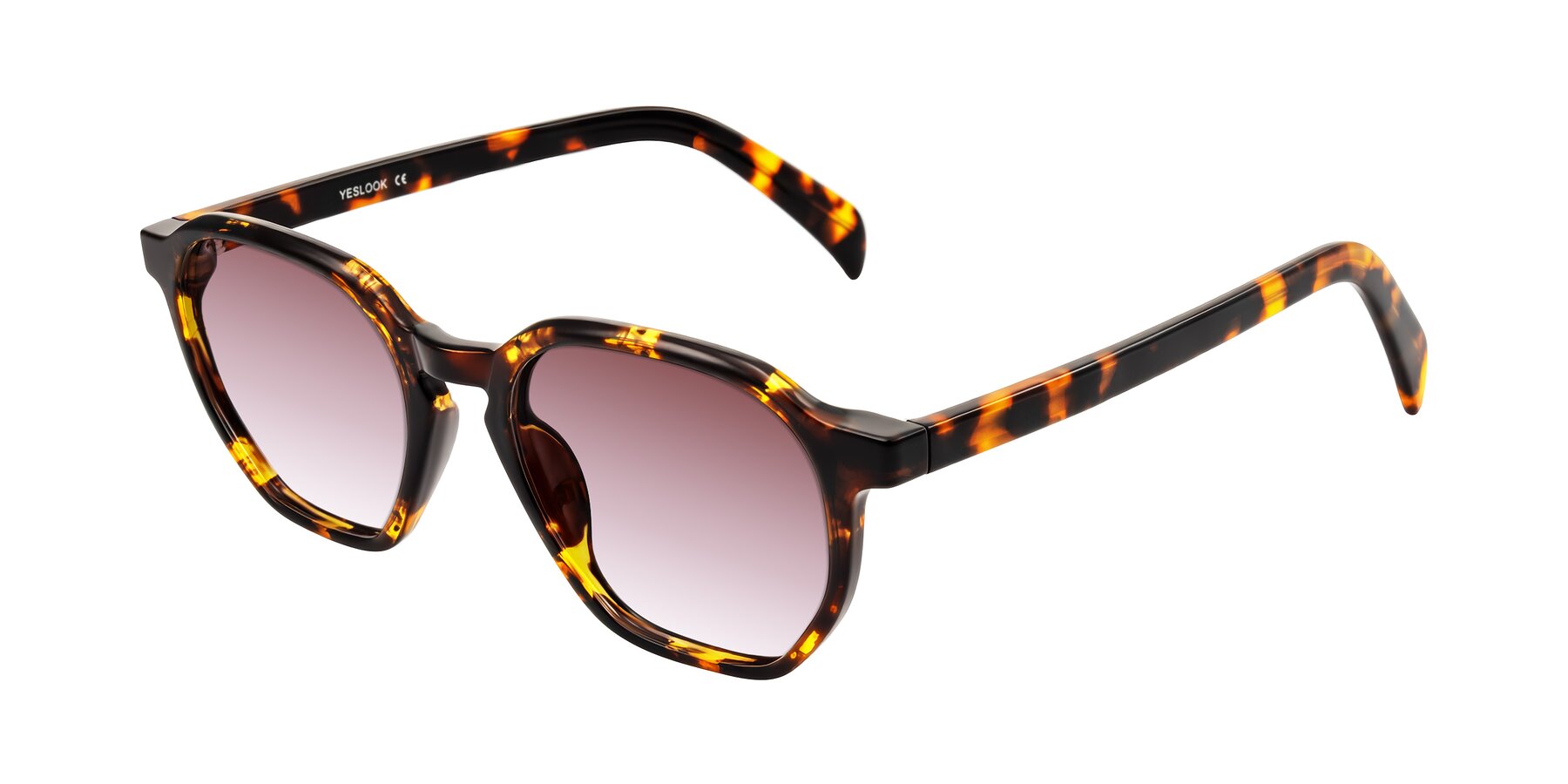 Angle of McKown in Tortise with Garnet Gradient Lenses