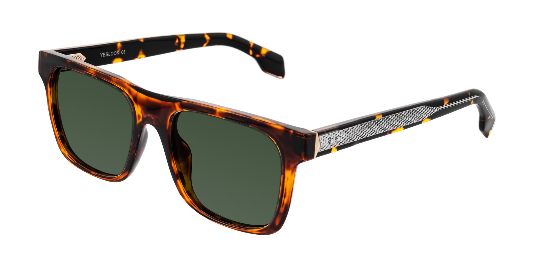 Angle of Lucid in Tortoise with Green Tinted Lenses