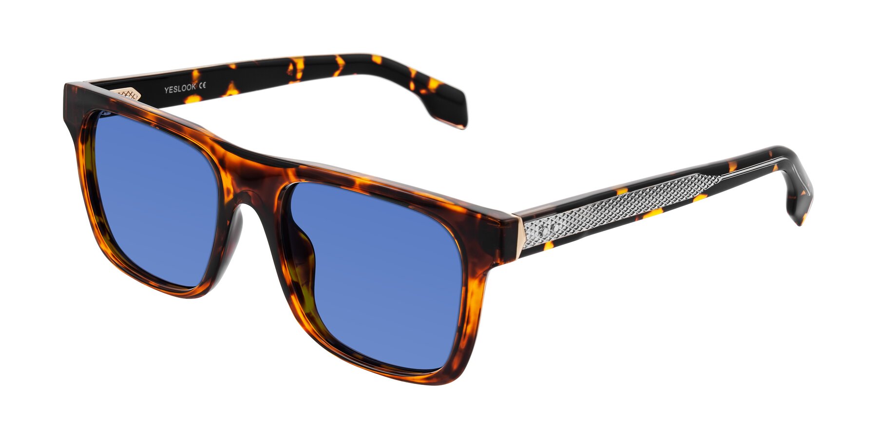 Angle of Lucid in Tortoise with Blue Tinted Lenses