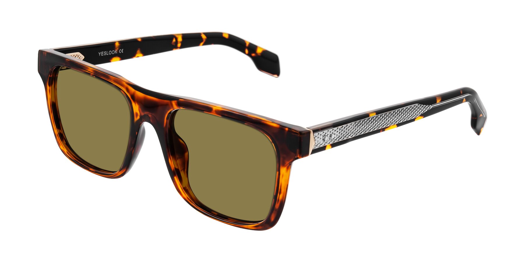 Angle of Lucid in Tortoise with Brown Polarized Lenses