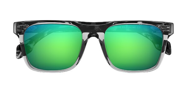 Front of Lucid in Transparent Gray/Tortoise