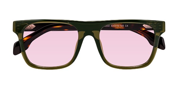 Front of Lucid in Green/Tortoise