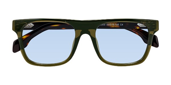 Front of Lucid in Green/Tortoise